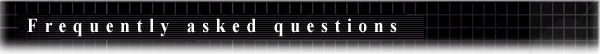 Frequently asked questions